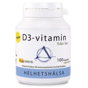 Helhetshälsa D3-vitamin vegan