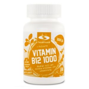 Healthwell Vitamin B12 1000  bästa tillskotten med B12