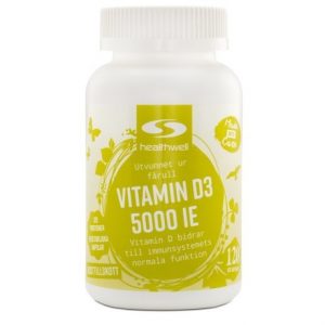 Healthwell Vitamin D3 5000 iE bäst D-vitamin