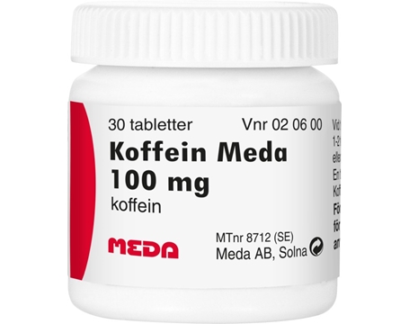 Koffein Meda Tablett 100 mg